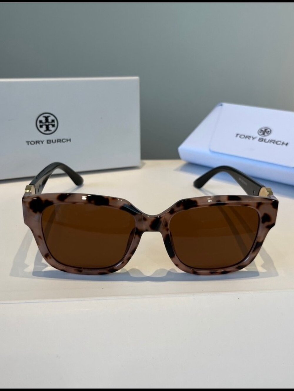 Tory Burch Pink Tortoise Cat-Eye Sunglasses